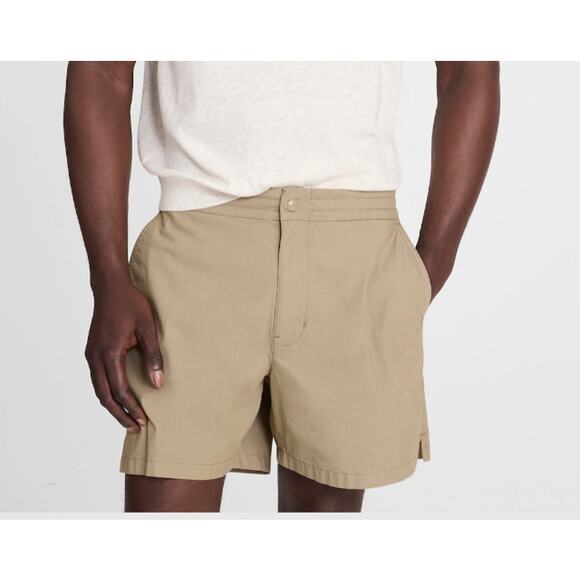 NWT Madewell Men's The Weekend Shorts Elastic Waist Regular Fit Sagebrush SZ 31 - Picture 1 of 16